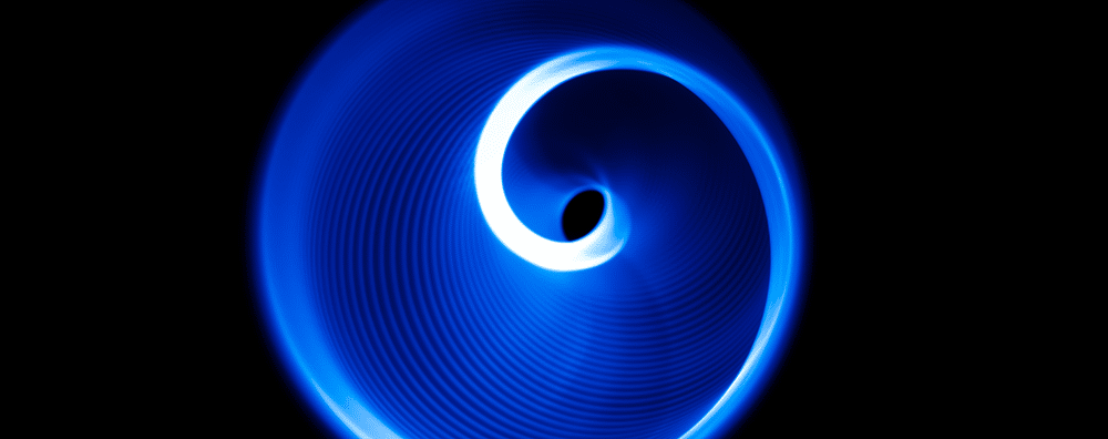 spirale blu come creare un logo