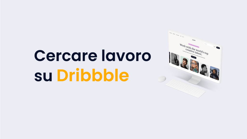 infografica articolo cercare lavoro su Dribbble