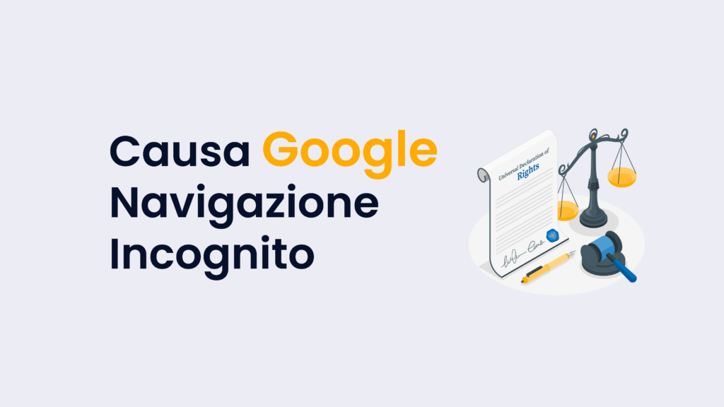 infografica articolo causa navigazione in incognito google