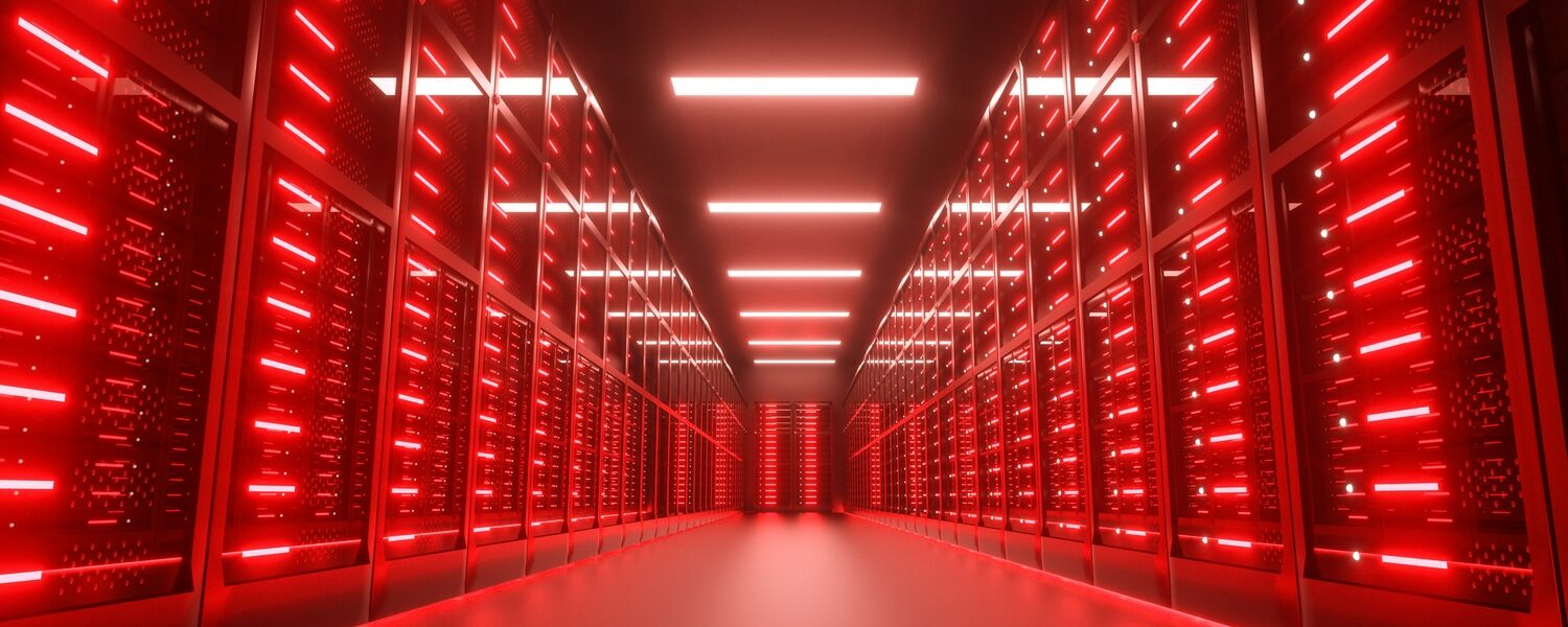 data center rosso sostenibilità