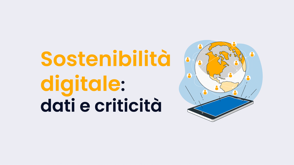 smartphone proietta mondo sostenibilità digitale